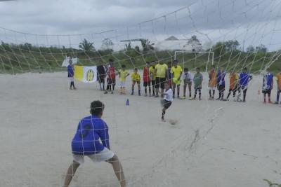 Escolinha de futebol estimula prática de esportes na zona rural de São Luís 