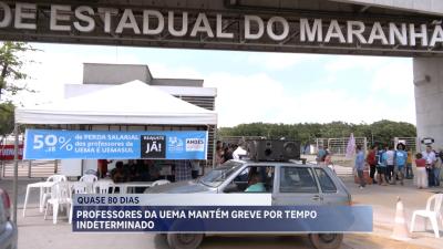  Professores da Uema e Uemasul mantêm greve por tempo indeterminado