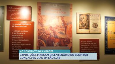 Convento das Mercês recebe exposições do bicentenário de Gonçalves Dias