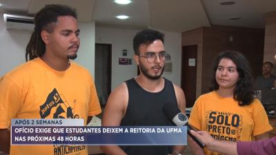  Ofício exige que estudantes deixem a reitoria da UFMA