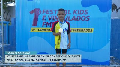 Torneio mirim de natação é realizado em São Luís 