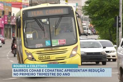 Grande Ilha tem redução de roubos a ônibus no primeiro trimestre de 2024