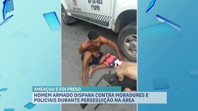 Preso suspeito de ameaçar com arma de fogo moradores da Vila Nova, em SL