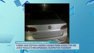 Carro roubado por criminosos e que servia para realizar assaltos é recuperado pela PM