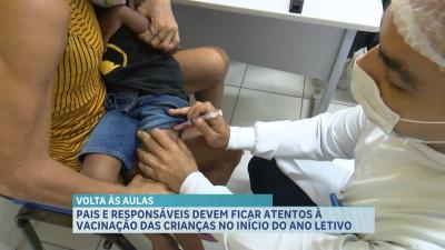  Pais e responsáveis devem ficar atentos à vacinação das crianças