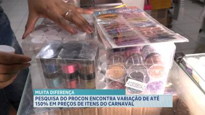  PROCON/MA encontra variação de até 150% em pesquisa de preços de itens para o carnaval