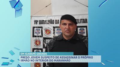 Igarapé Grande: preso suspeito de assassinar o próprio irmão em briga