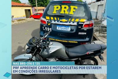  PRF recupera três motocicletas adulteradas durante fiscalizações em Caxias