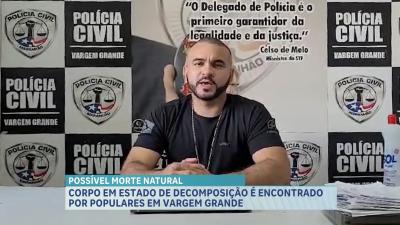  Polícia investiga achado de cadáver em Vargem Grande