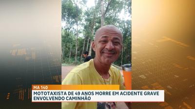 Balsas: mototaxista morre em colisão com caminhão na MA-140