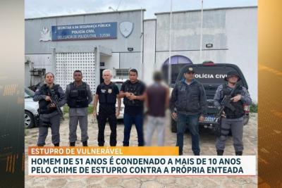  Tutóia: preso homem condenado por estuprar sobrinha e enteada