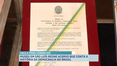  Museu em São Luís reúne peças que contam história da democracia no Brasil